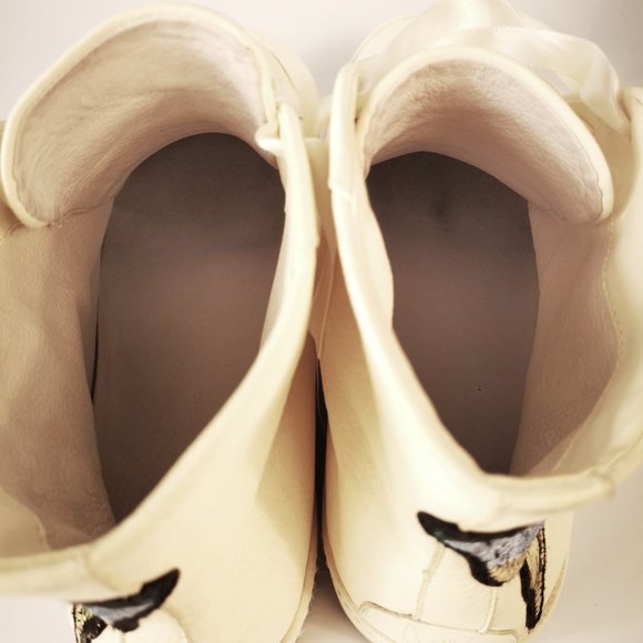 High top sneakers, Leather high tops, Sneakers with hummingbird design - Picture 9 of 9